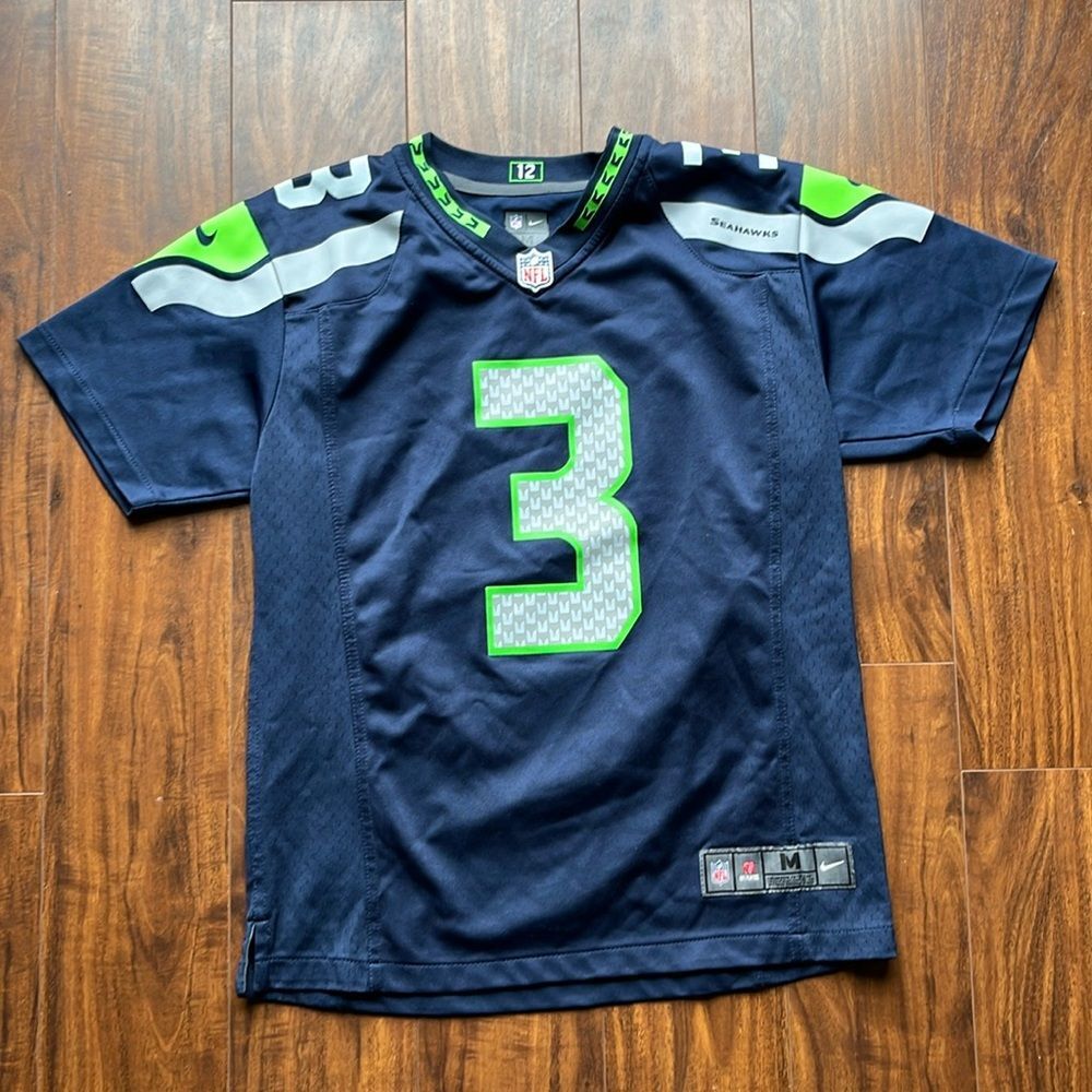 Kids Russell Wilson Seahawks jersey size M 10-12